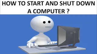 STARTING AND SHUTTING DOWN A COMPUTER BASIC COMPUTER COMPUTER FUNDAMENTALS