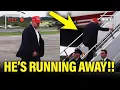 Trump RUNS FROM CAMERAS as WAR PLANS LEAK