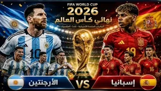 مباراه اسبانيا والأرجنتين نهائي كأس العالم      دندنها