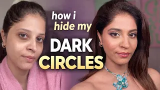 How I cover my dark circles. Full make up routine 