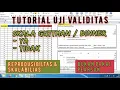 Download Lagu Uji Validitas pada skala Guttman / Binner Menggunakan (Reprodusibiltas \u0026 Skalabilitas)