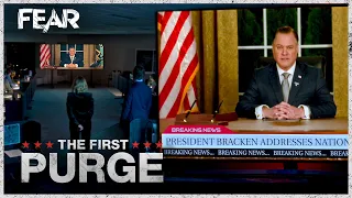 the first ever purge begins the first purge fear