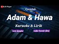 Download Lagu ADAM \u0026 HAWA || Karaoke \u0026 Lirik || versi dangdut || nada cewek(Em)
