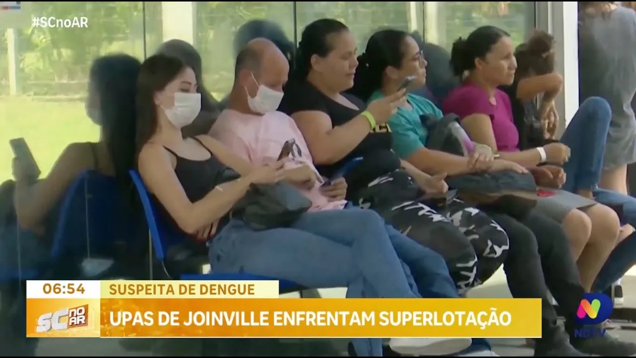 UPAs de Joinville enfrentam superlotação por suspeita de dengue