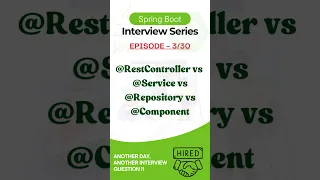 Understanding Annotations- RestController vs Service vs Component vs Repository