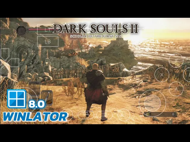 Winlator - Gameplay Dark Souls II: Scholar Of The First (Windows) On Android