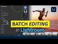 Adobe Lightroom Work FASTER Not Harder Using Batch Editing With Aaron Nace