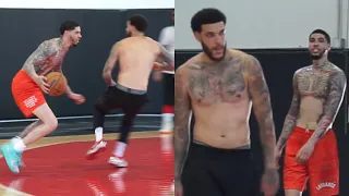 LaMelo Ball has words for Lonzo after cooking him during open runs