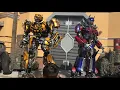 Download Lagu Transformers Bumblebee and Optimus Prime meet Samuel
