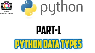 Introduction to Python Data Types in tamil Python Tutorial in tamil RKS CREATORS