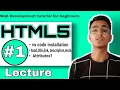 HTML 5 Tutorial Title Scripts Link Meta Tags Web Development tutorial