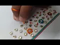 Download Lagu MAGGAM WORK TRENDING WORK LATEST STONE AND THREAD HAND WORK LONG KNOT || #aariwork #embroidery