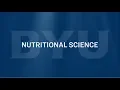Nutritional Science Major Snippets