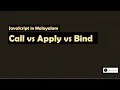 Call Apply Bind in JavaScript Malayalam JavaScript Interview Questions