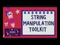 String Manipulation Toolkit Python Editor Pictoblox