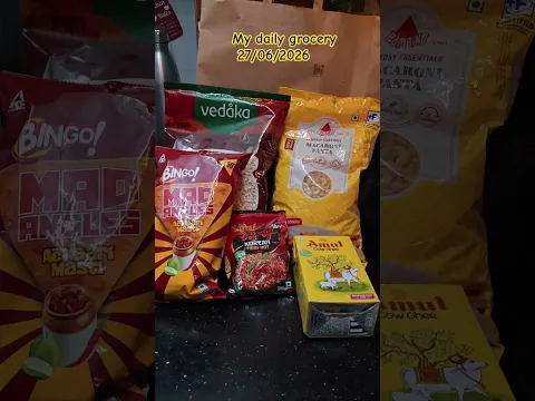 my daily grocery.....