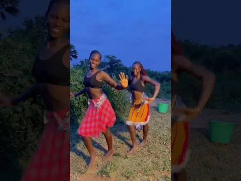 African village Luo Acholi traditional dance
