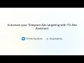 Telegram Ads Extension - TG Ads Assistant from the biggest Telegram analytic service Telemetr io