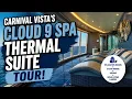 Full Tour of the Carnival Vista s Cloud9 Spa Thermal Suite and Rooms - Steam Rooms More