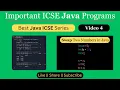 Java Program to Swap Two Numbers Using User Input ICSE Java Programs Hindi