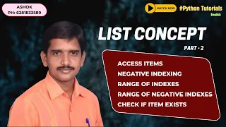 Python for Beginners Accessing List Items Indexing Made Easy