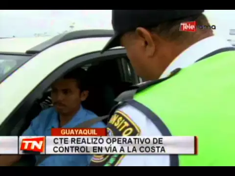 CTE realizó operativo de control en vía a la costa
