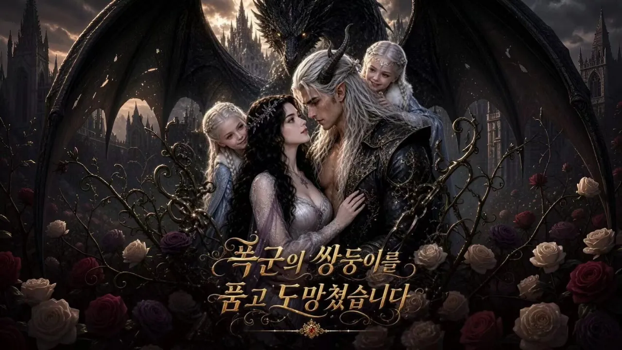 폭군의 쌍둥이를 품고 도망쳤습니다