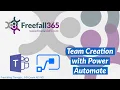 Team Creation using Power Automate and Graph API