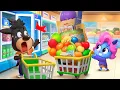 Lagu Berbelanja di Supermarket🛒| Animasi Lucu | Tips Keamanan | Kartun Anak-anak | Kepala Polisi Labrador