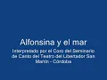 Alfonsina y el mar | A. Ramírez y F. Luna - Arreglo: Hugo de la Vega