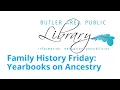 Family History Fridays Yearbooks on Ancestry