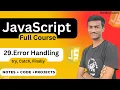 JavaScript Error Handling Explained try catch finally in JS with Real-Life Examples