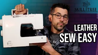 sew leather with regular sewing machine