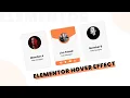 Elementor Animated Profile Card Effect WordPress Elementor Pro Tutorial Elementor Tips Tricks