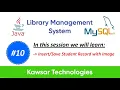 Part 10 Library Management System in Java Swing Insert Student Record with Image