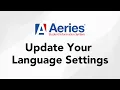 How to Change Language Settings in the Aeries Parent Portal A Quick Guide
