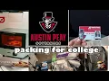 MOVING VLOG packing for college moving in dorm APSU
