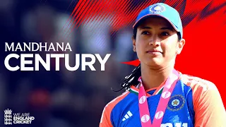 special innings smriti mandhana hits 112 runs off 62 balls england v india