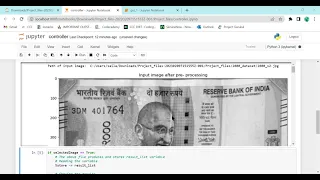 FAKE CURRENCY DETECTOR REPORT PYTHON PROJECT