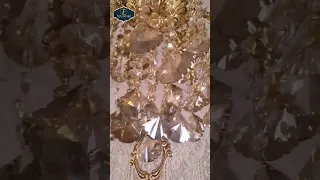 ثريا متميزة وراقية من النحاس و الكريستال 