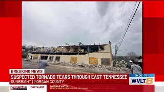 Radar-indicated tornado touches down near Sunbright National Weather Service says