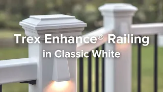 Explore Trex Enhance Railing in Classic White at Lowe s