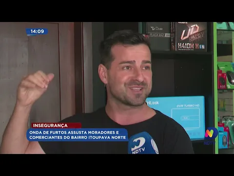 Onda de furtos assusta moradores e comerciantes do bairro Itoupava Norte