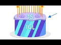 I designed my own birt ay cake ABCya