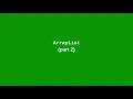 Chapter 13 ArrayList part 2