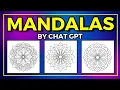 How to Create Custom Mandala Coloring Pages with ChatGPT