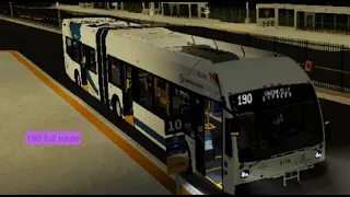 190 express full route vamos bus simulator