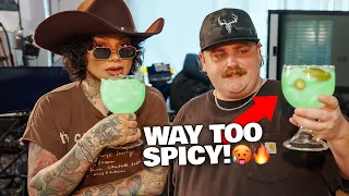 making SPICY MARGARITAS for the FIRST TIME 😭😭🌶️🌶️
