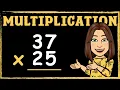 How to Do Column Multiplication 2-Digit 2-Digit Step-by-Step