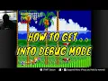 SONIC THE HEDGEHOG 2 - HOW TO GET INTO DEBUG MODE